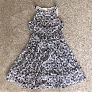 Cutout Fit & Flare Dress